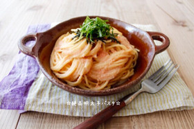 絶品明太子パスタ☆